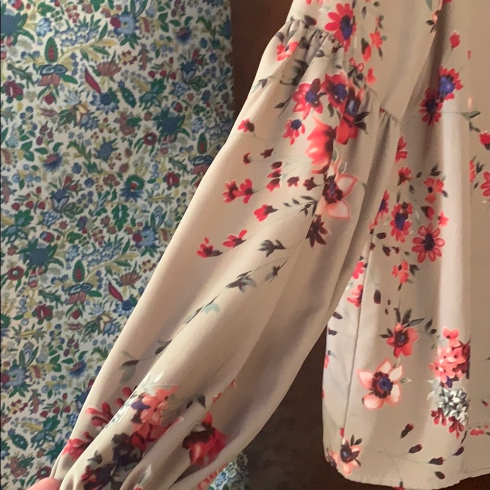 Flowered Blouse - image 2